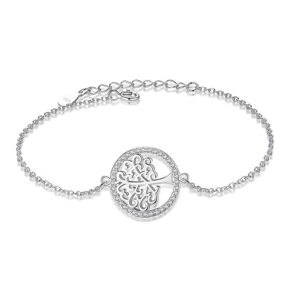 Pulsera Arbol de La Vida Plata Fina 925 Circones-0
