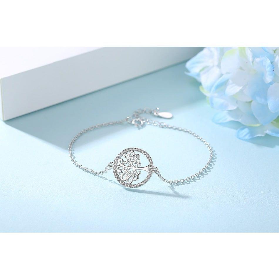 Pulsera Arbol de La Vida Plata Fina 925 Circones-2