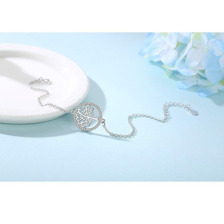 Pulsera Arbol de La Vida Plata Fina 925 Circones-3