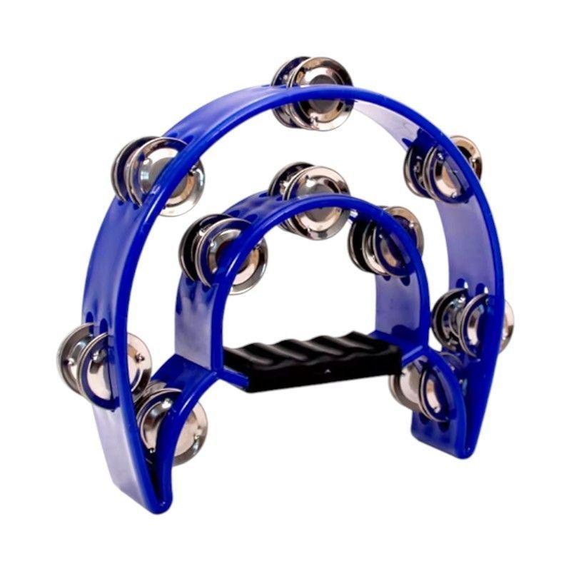 Pandero Musical Media Luna Hendrix Azul 20x20 cm-4