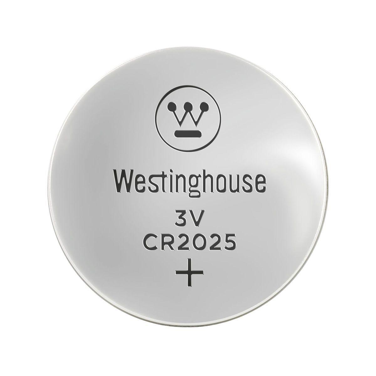 Pack 5 Pilas Cr2025 Tipo Botón Westinghouse -0