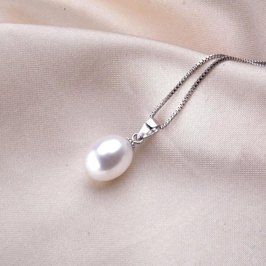 Collar Plata 925 Perla Blanca -2