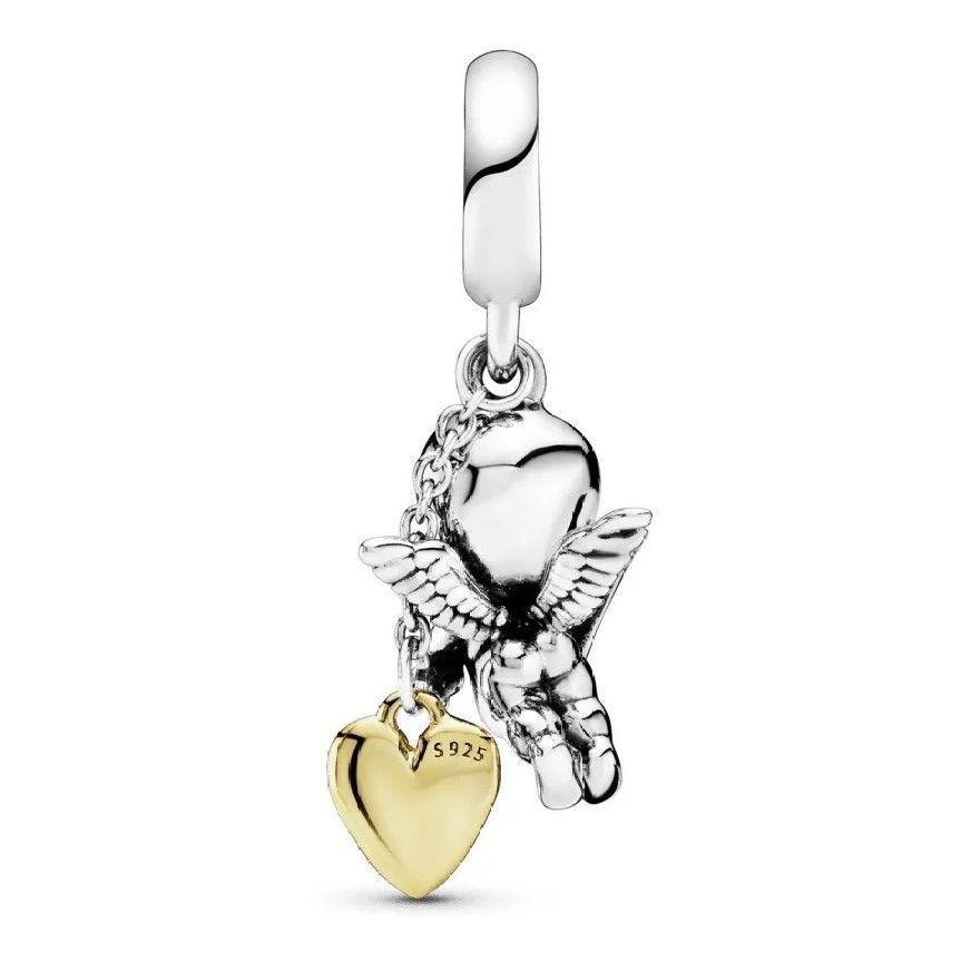 Charm Dije Plata 925 Colgante Cupido -1