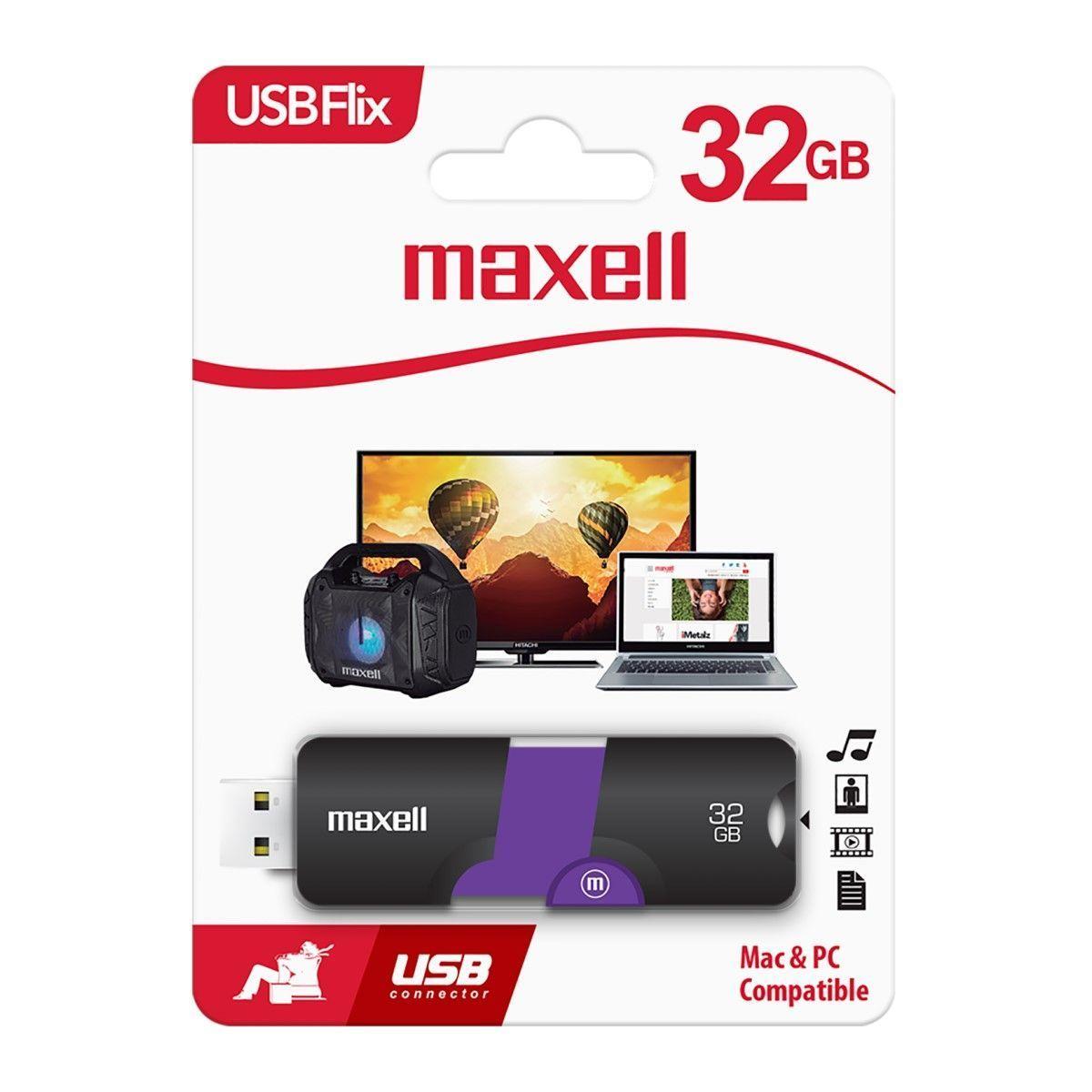 Pendrive 32GB Maxell USBFlix 2.0-0
