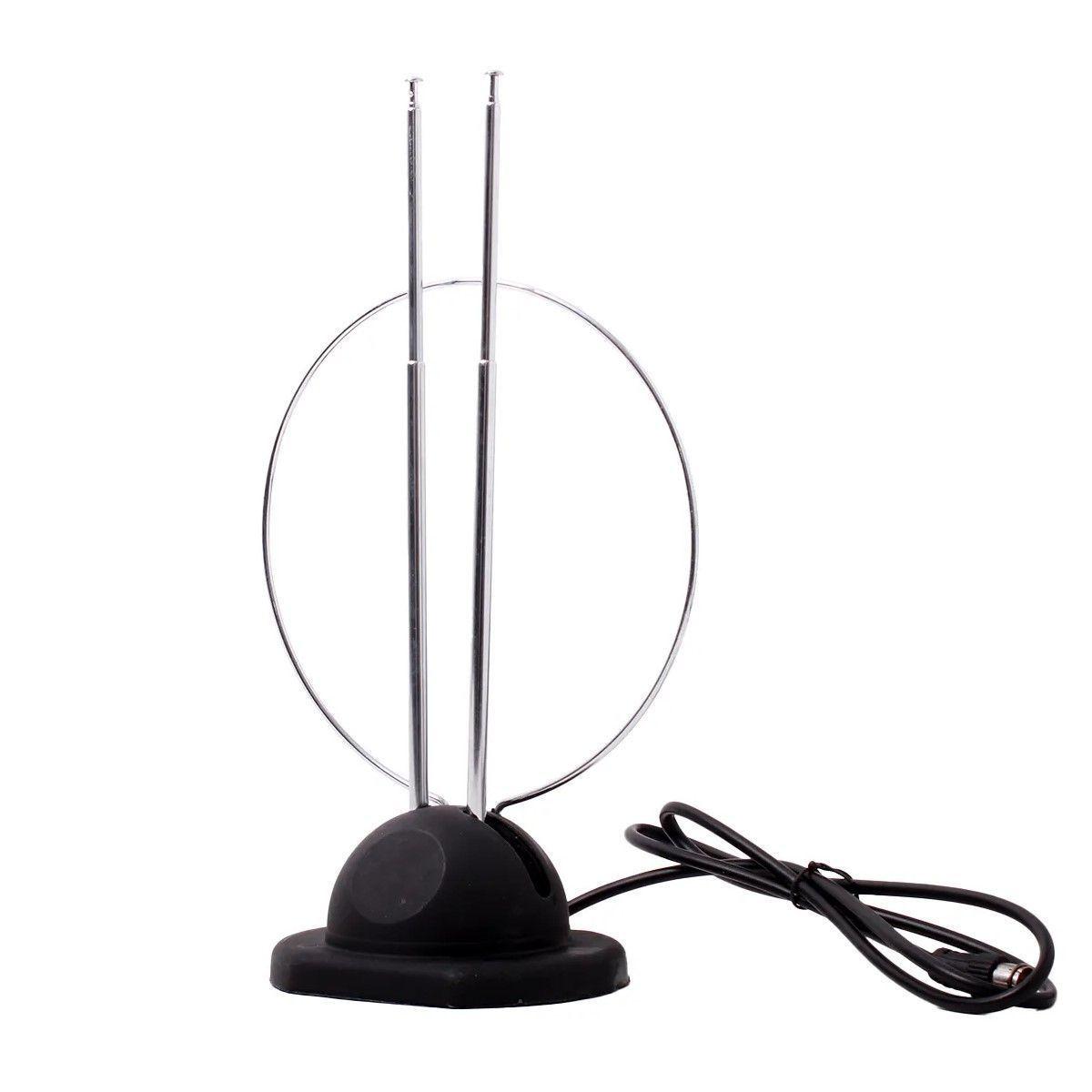 Antena telescópica Macrotel Tipo Conejo MV-100 VHF-0