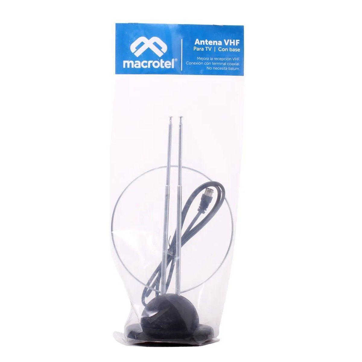 Antena telescópica Macrotel Tipo Conejo MV-100 VHF-1