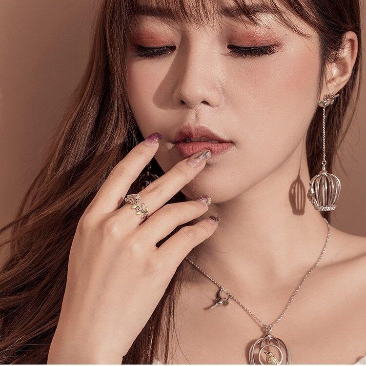 Anillo Pajaro Multicolor Circones Ajustable-4