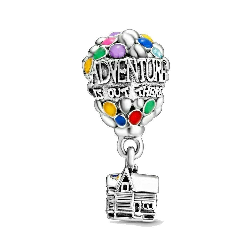 Charm Dije Plata 925 Casa Globo Up Colores-1