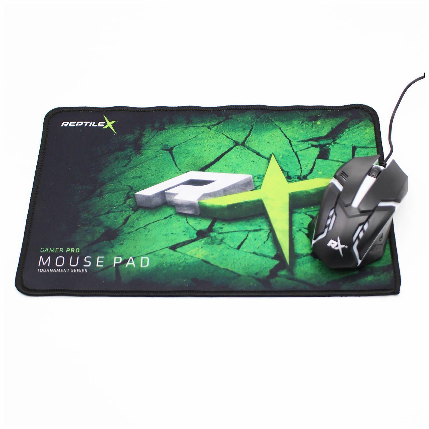 Kit Gamer Mouse Led y Pad Reptilex 016-2