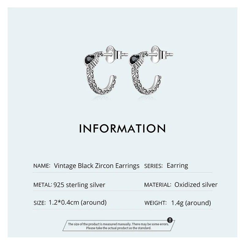 Aros Plata 925 Semi Argolla Corazon-6