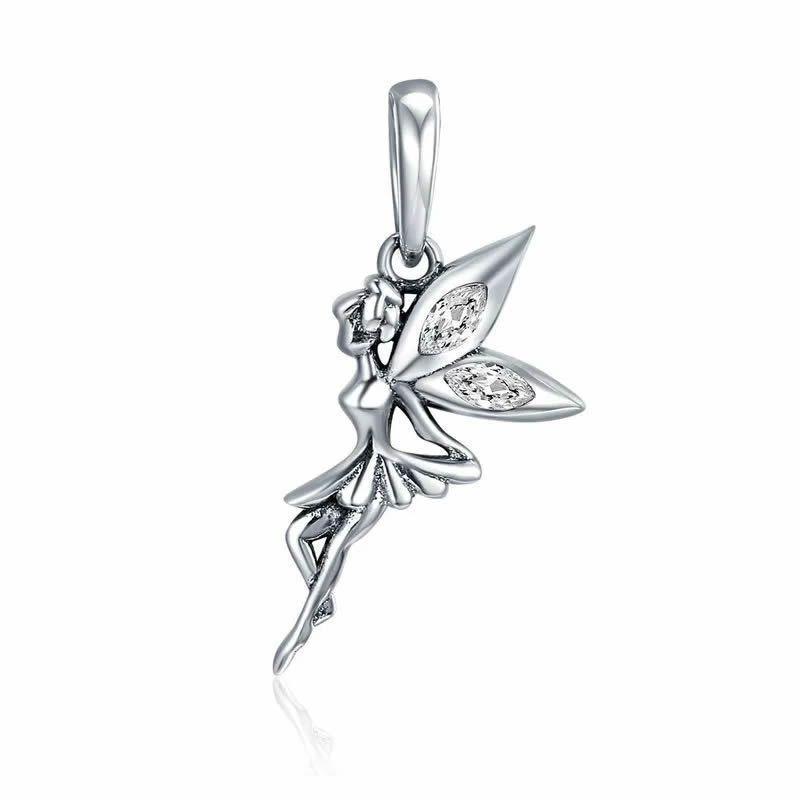 Charm Dije Plata 925 Hada con Circones-0