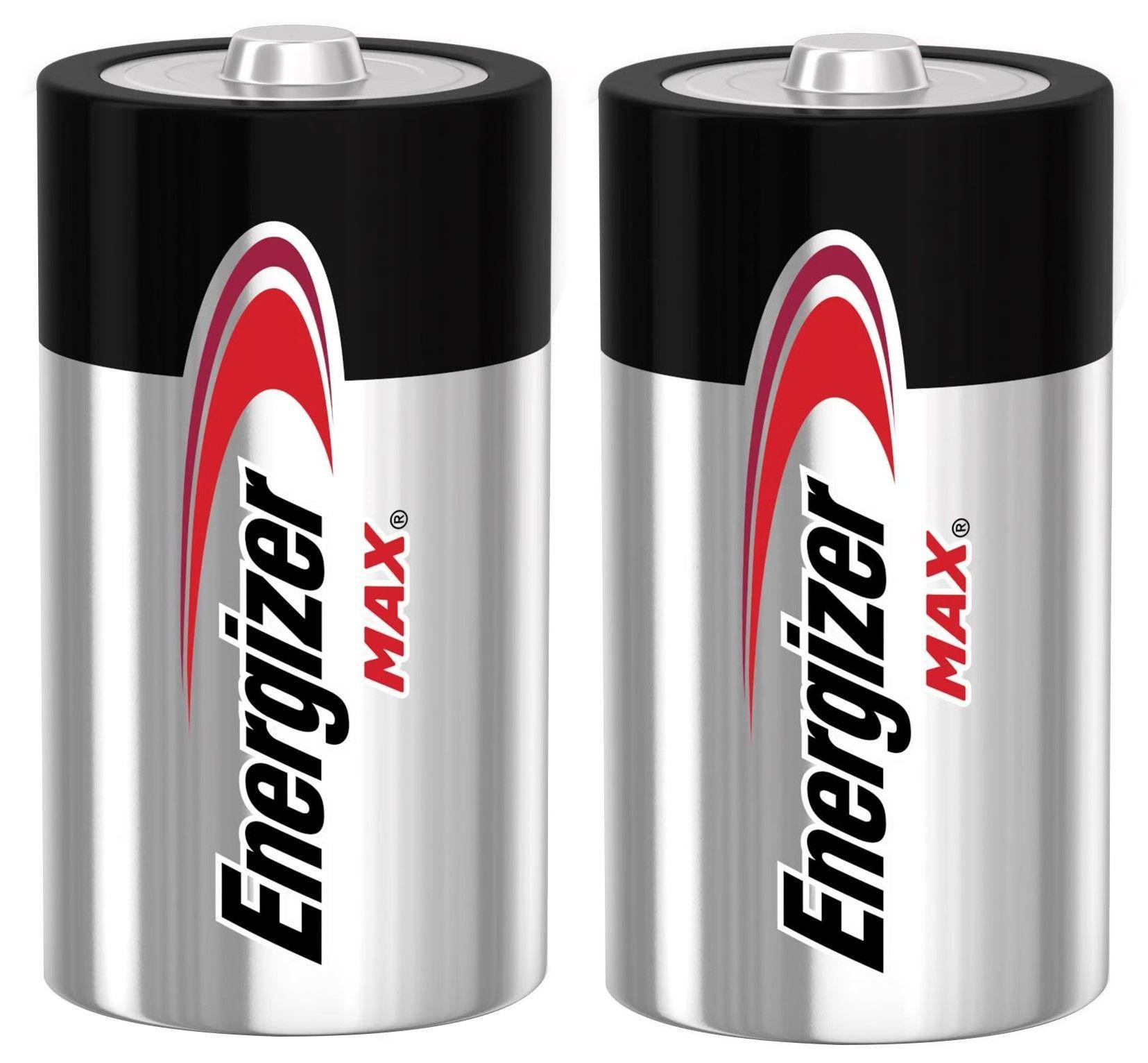 Pack 2 Pilas Energizer Max D Alcalina-2