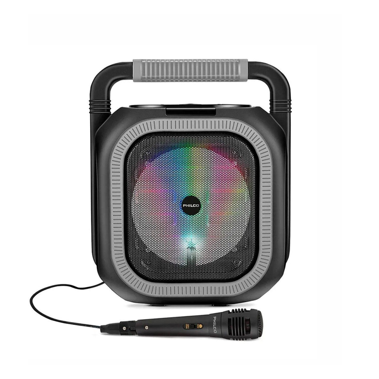 Parlante Portátil Karaoke TWS 6.5" BT 765GR Philco-2