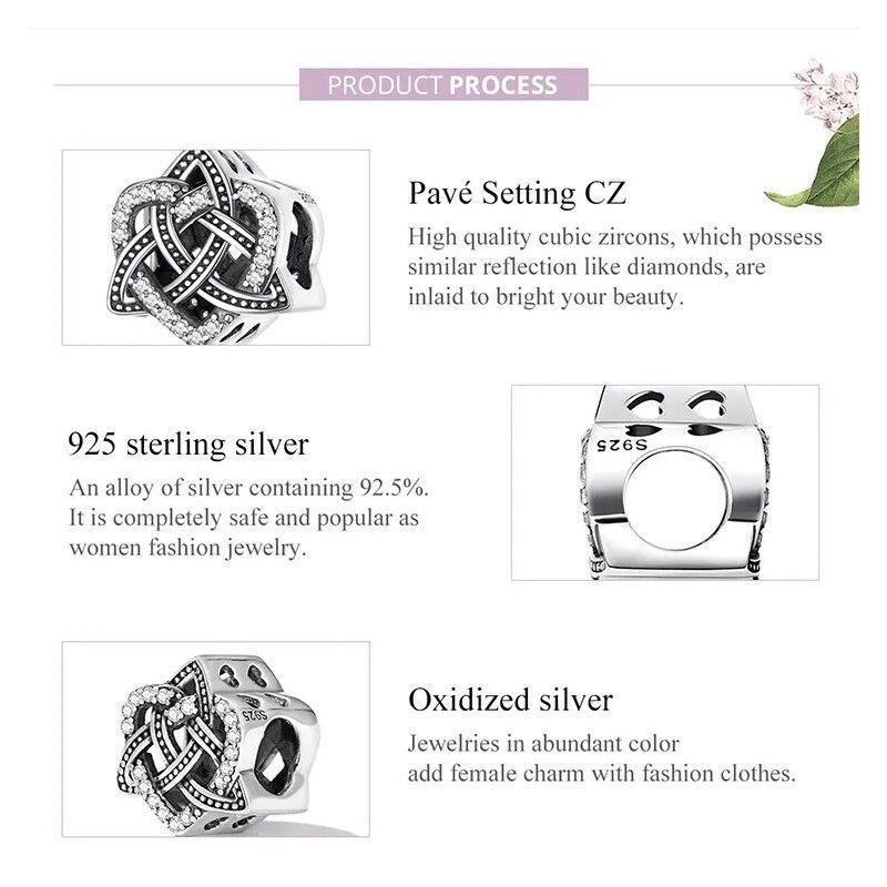 Charm Dije Plata 925 Triqueta Nudo Celta de Amor-6