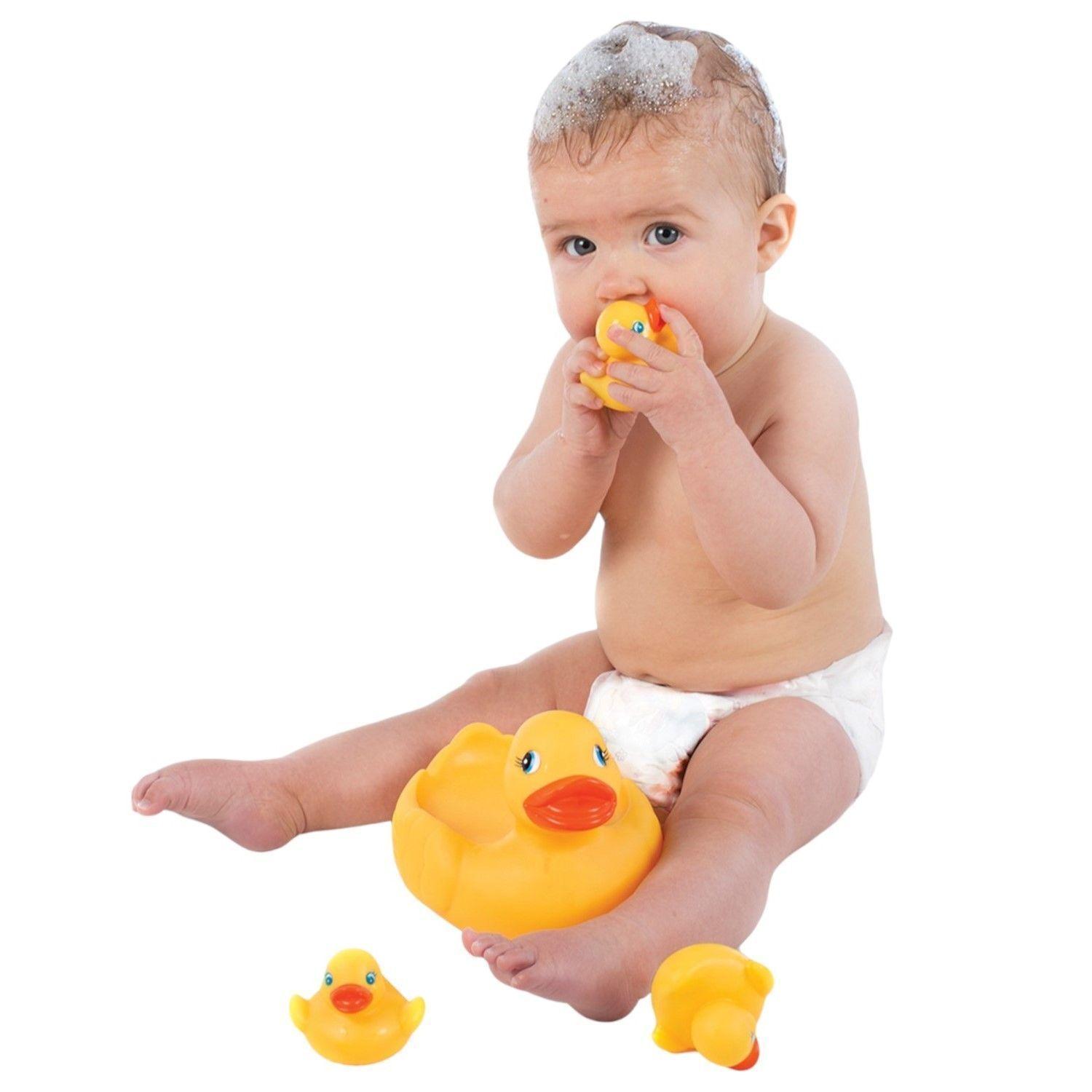 Set Juego De Baño Familia De Patitos Playgro-2