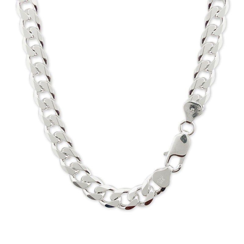 Cadena Plata 925 6mm 60cm Modelo Grumet -3