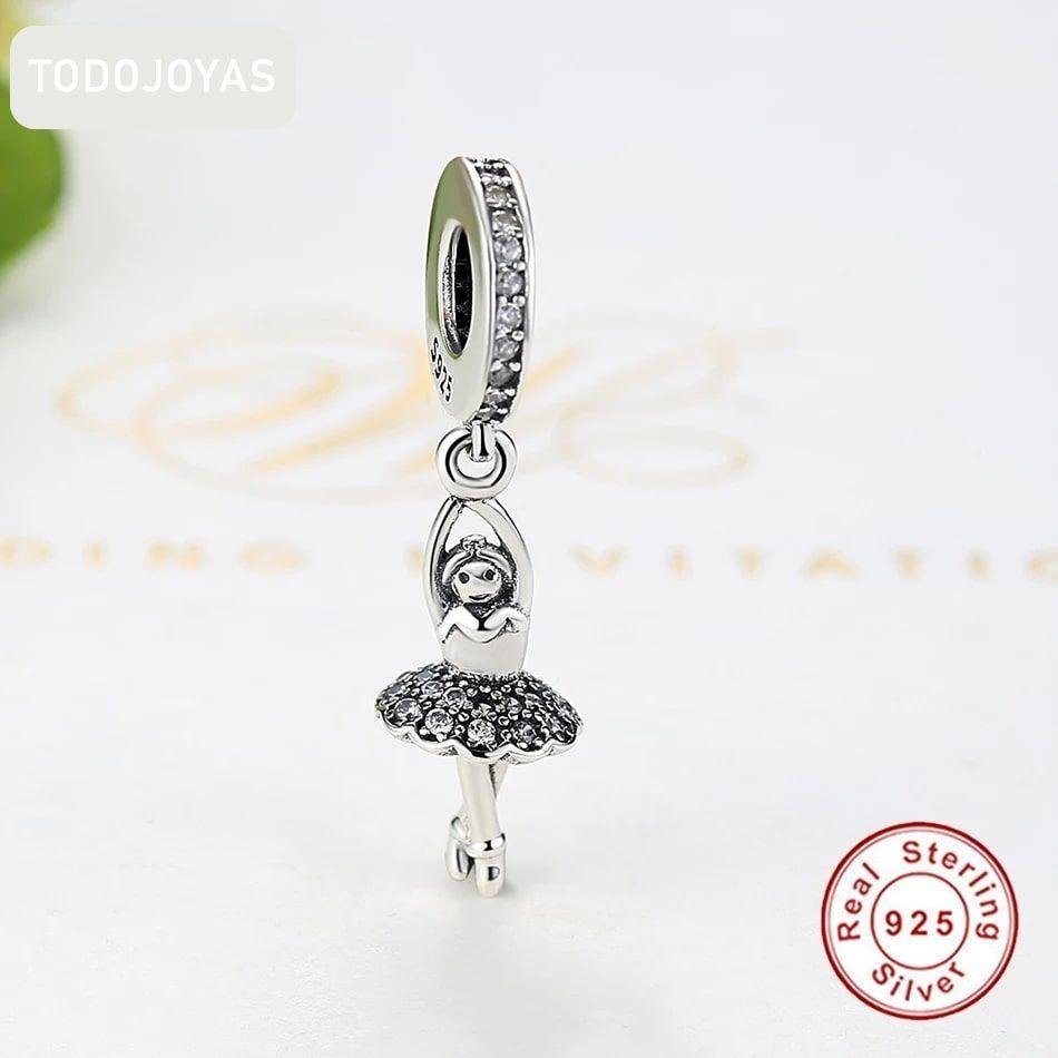 Charm Dije Plata 925 Bailarina-2