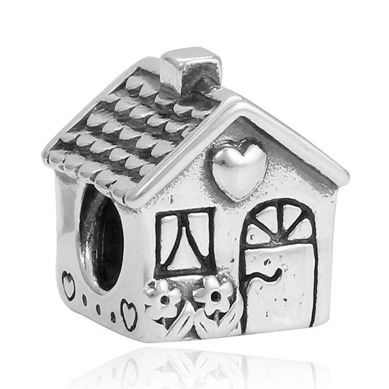 Charm Dije Plata 925 Casa Dulce Hogar-0