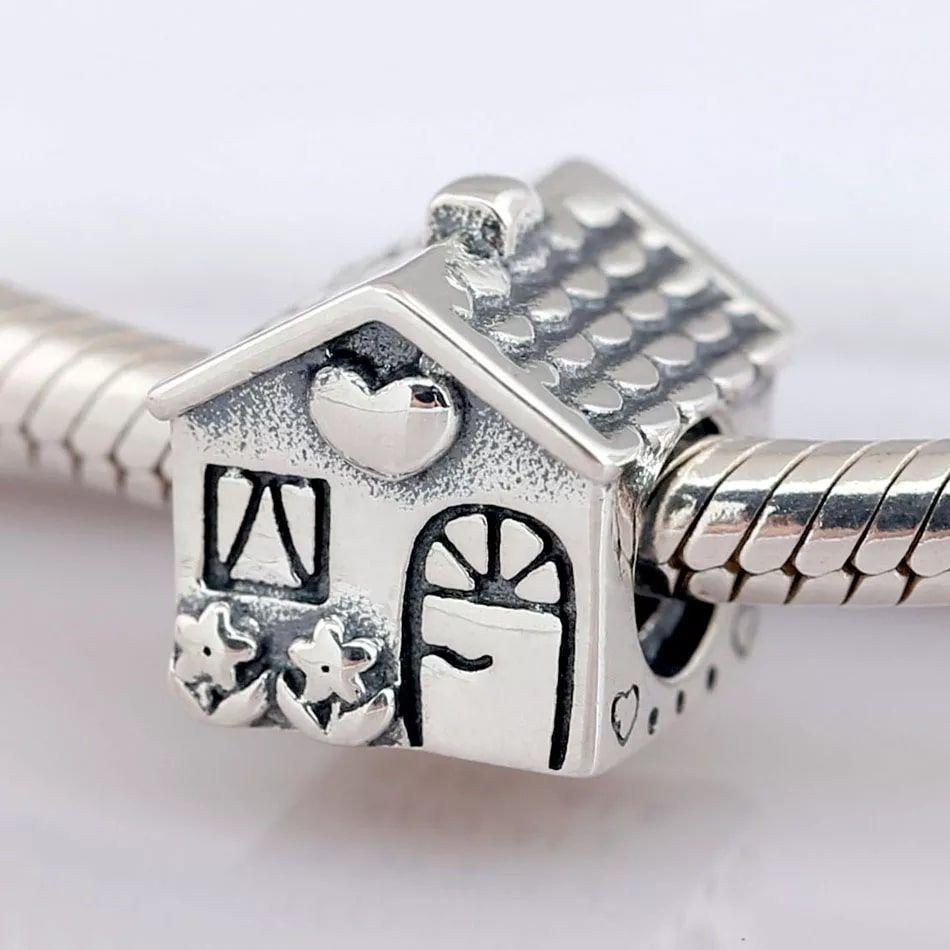 Charm Dije Plata 925 Casa Dulce Hogar-2