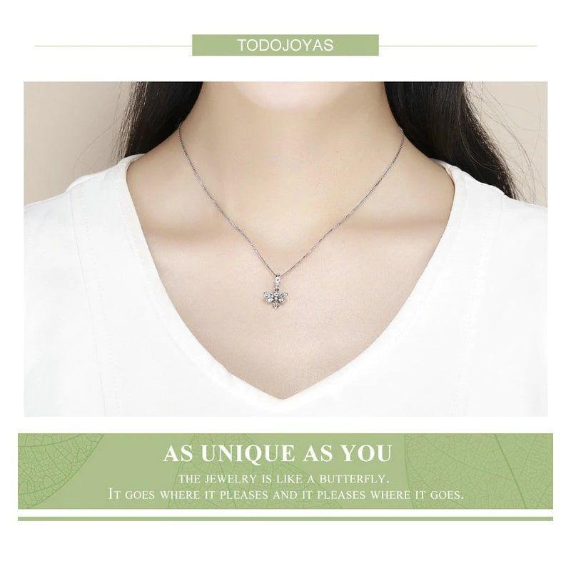 Charm Dije Plata 925 Abeja -2