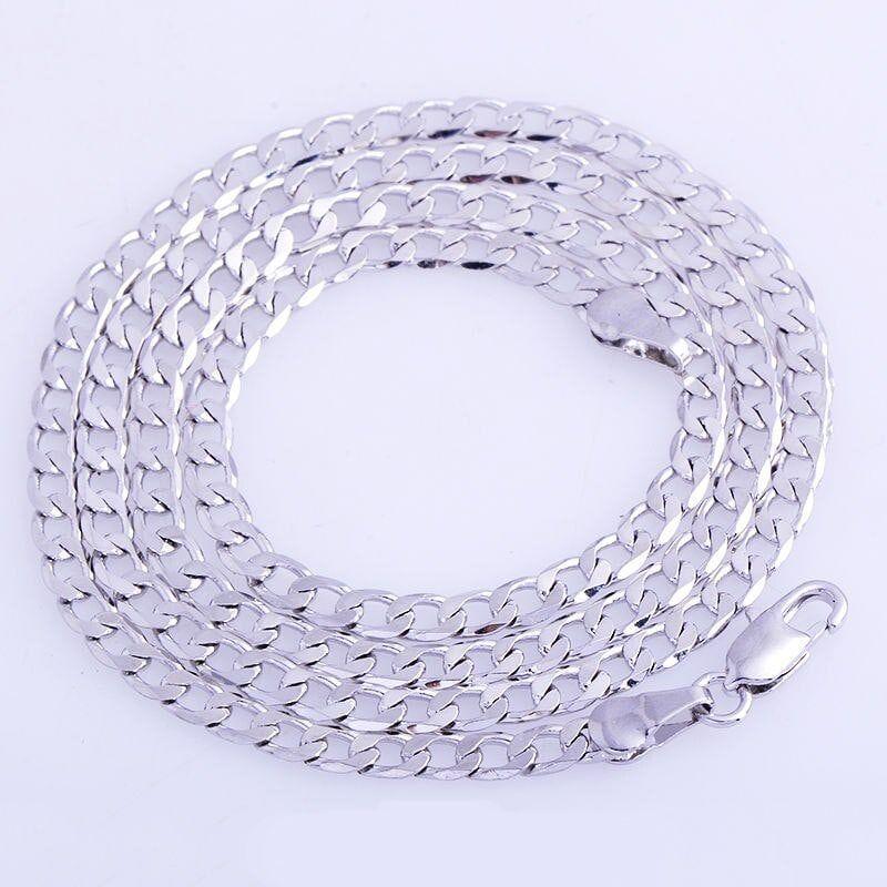 Cadena Grumet 4mm Chapada Plata 925 65cm-4