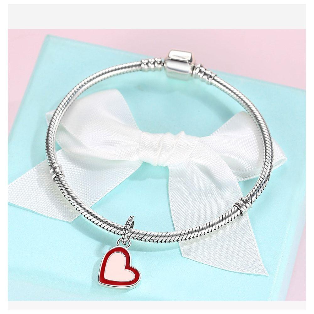 Charm Dije Plata 925 Corazon Loved-2
