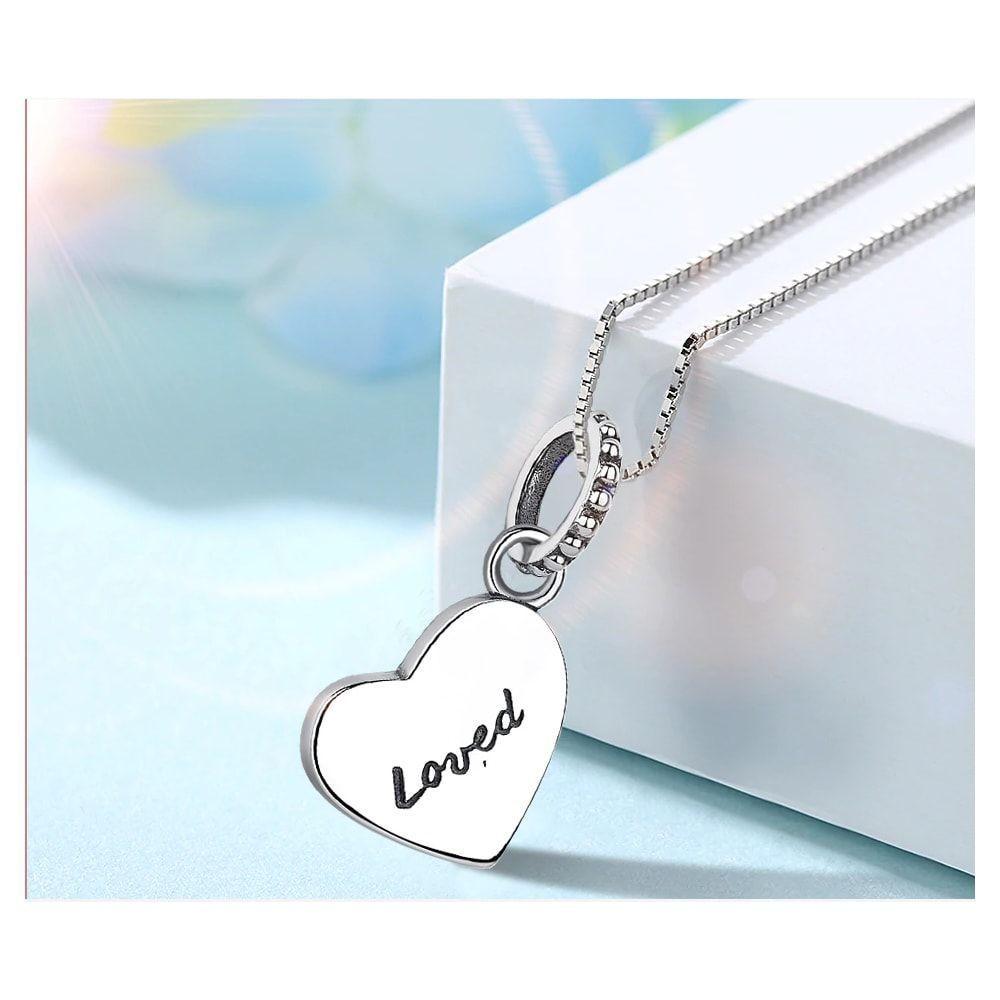 Charm Dije Plata 925 Corazon Loved-4