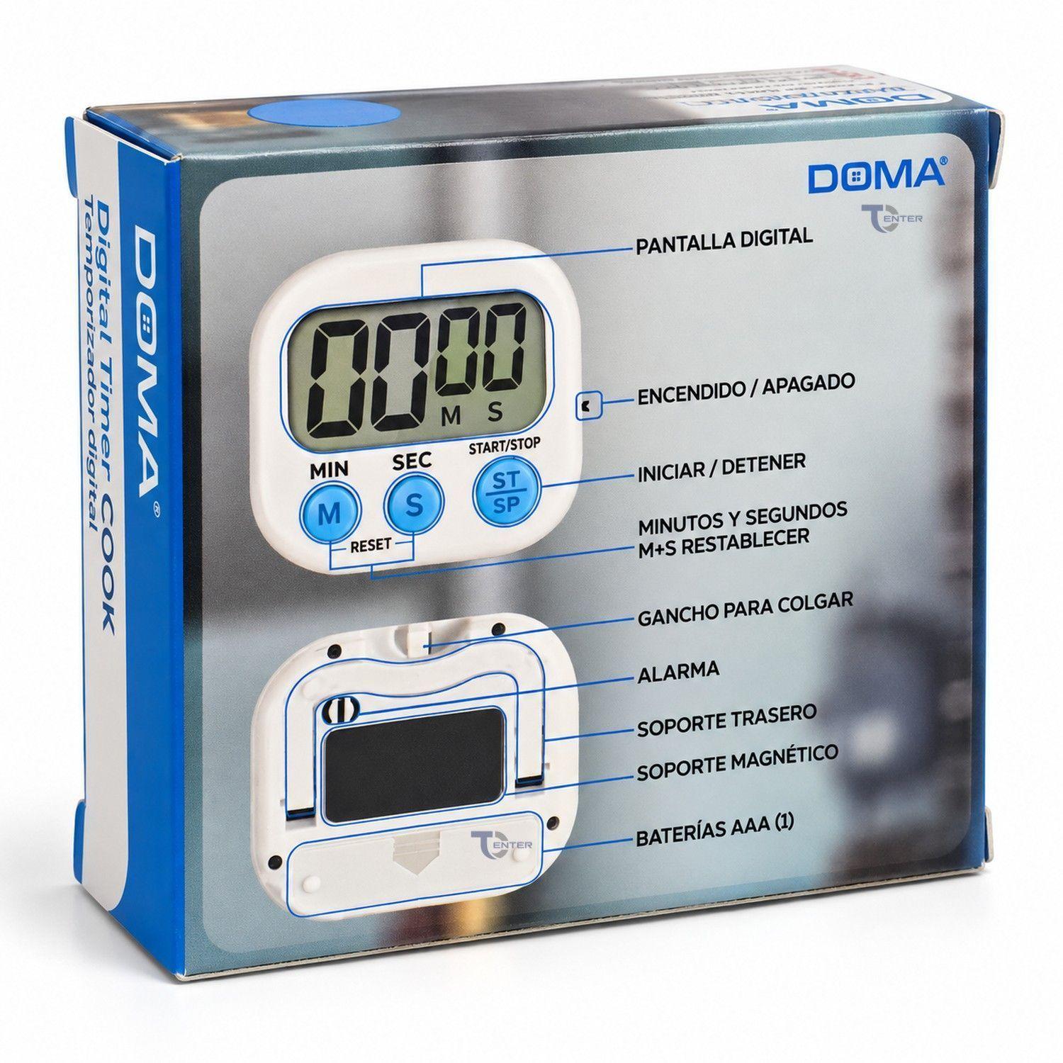 Temporizador Digital de Cocina Doma DM0050BL Azul-5
