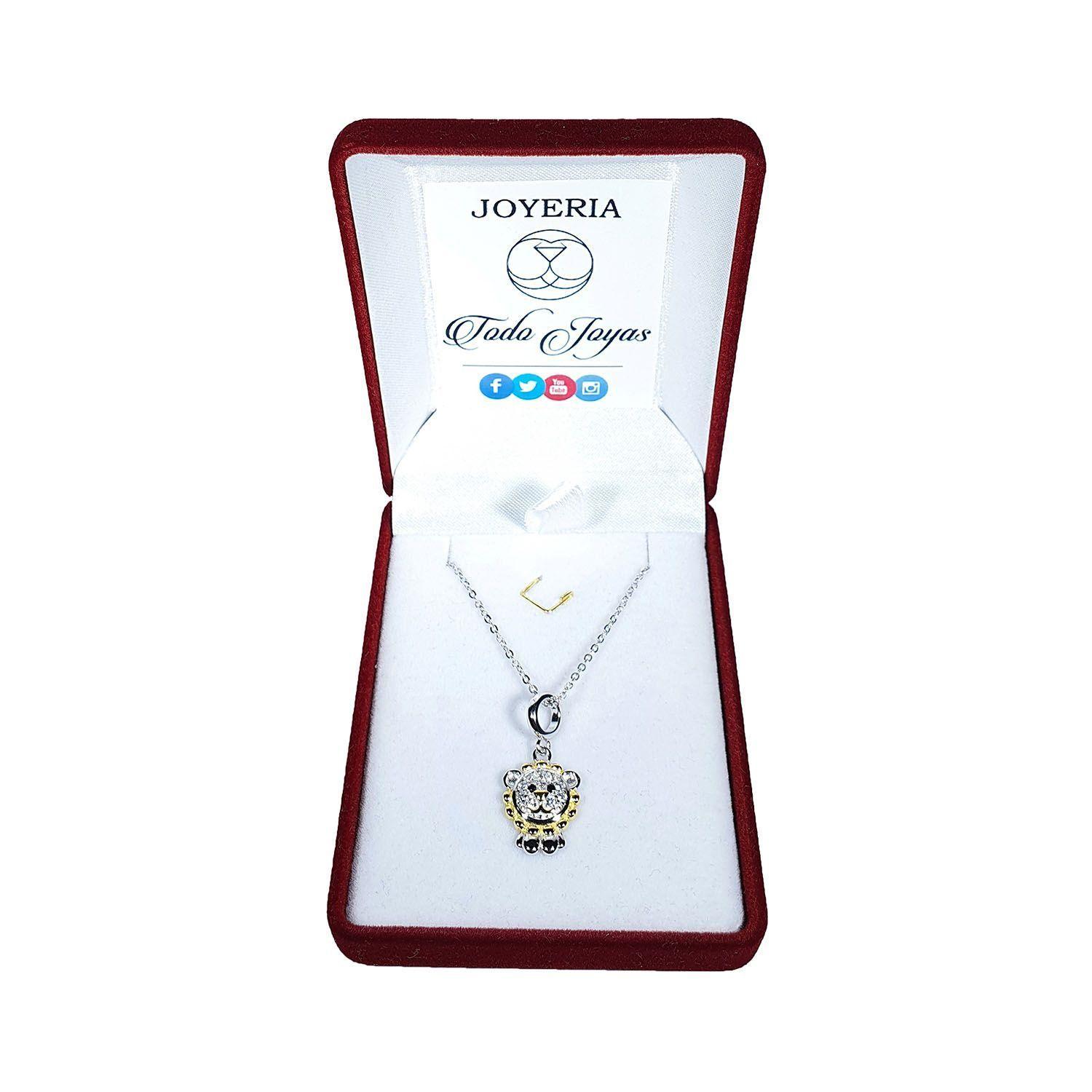 Collar Plata 925 Rey Leon-1