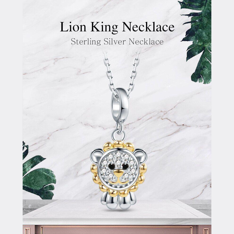 Collar Plata 925 Rey Leon-3