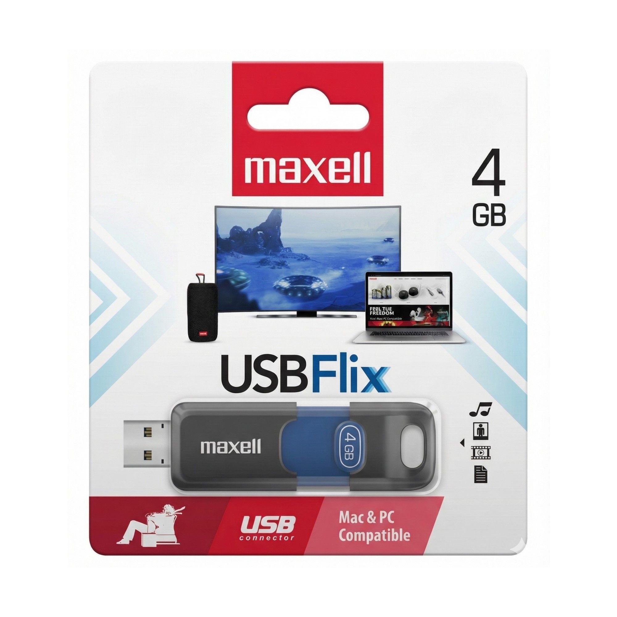 Pendrive Maxell USB FLIX 4GB 2.0-0