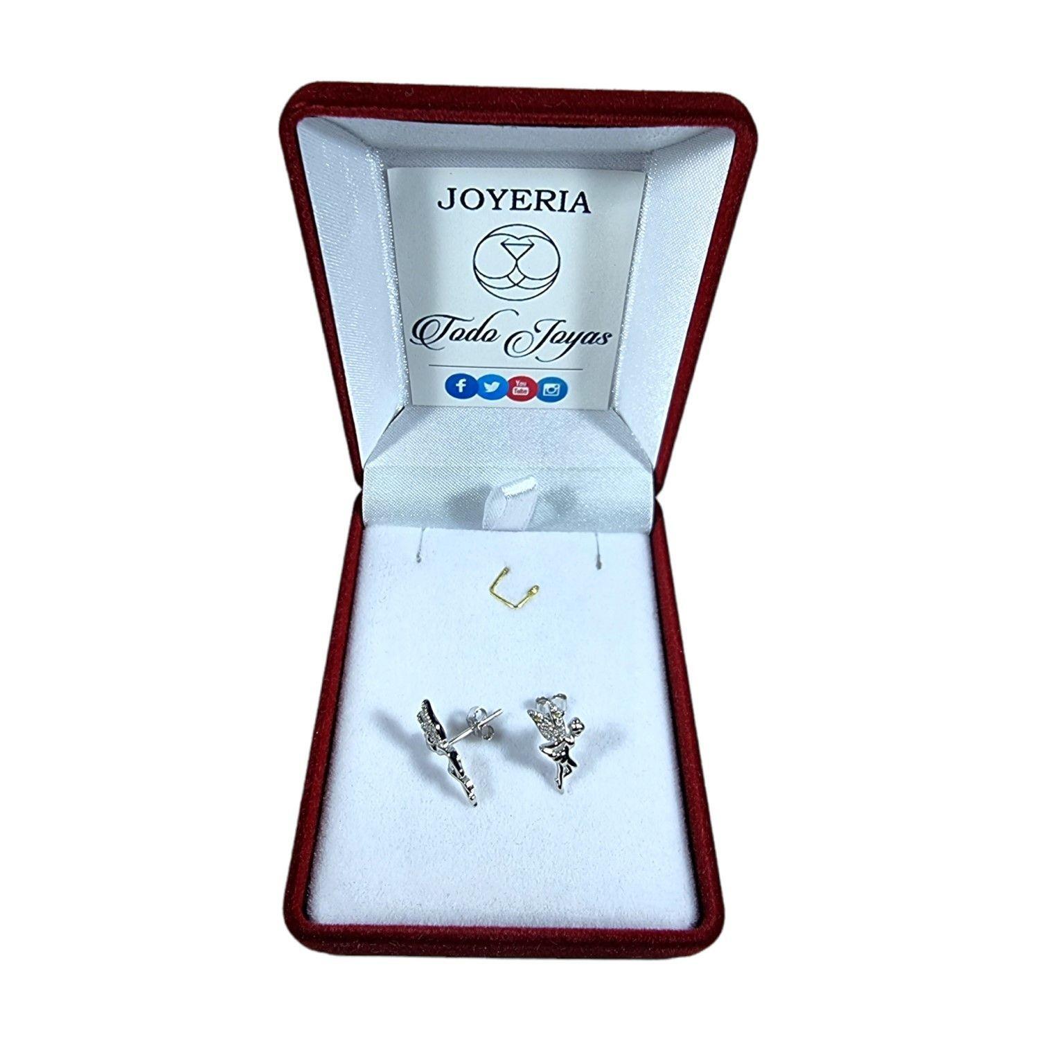 Aros Plata 925 Hadas Plateadas-2