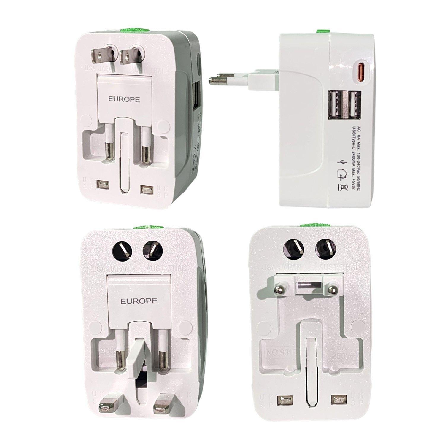 Adaptador Enchufe Universal Viaje VoltWorld TL777 Tecnolab-1