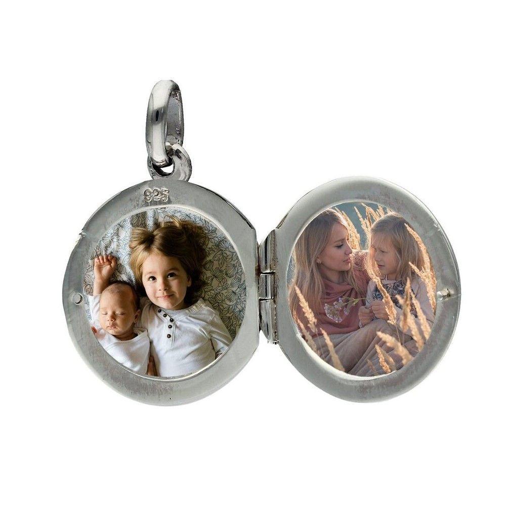 Collar Relicario Plata 925 Circular-2