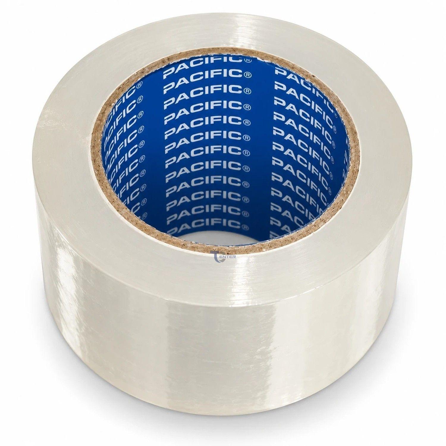 Pack 8 Cintas de Embalaje Transparente Pacific 50mm x 100m-1