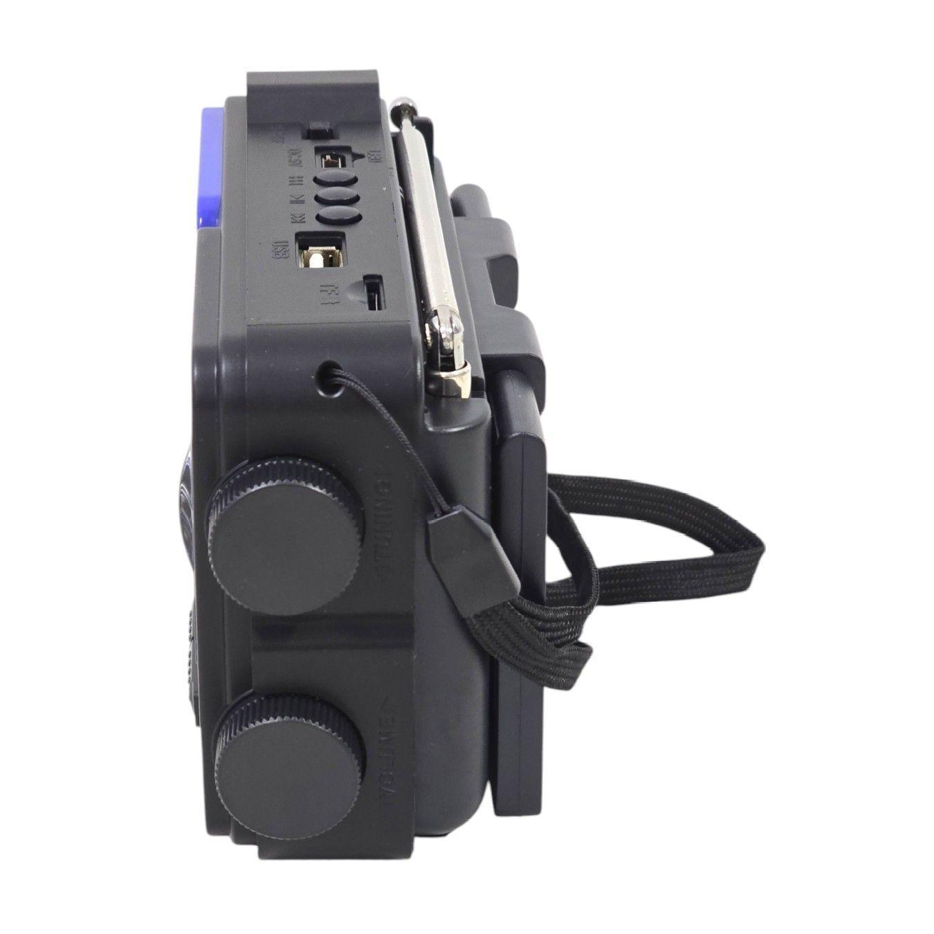 Mini Radio Solar Recargable Tecnolab TL653 USB/SD 8 Bandas-2