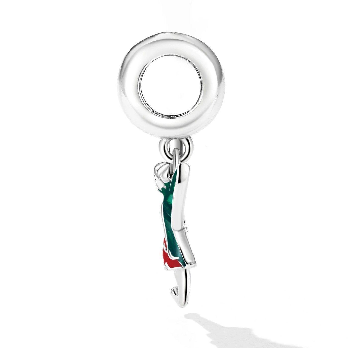 Charm Dije Plata Hada Elfo Colorida-4