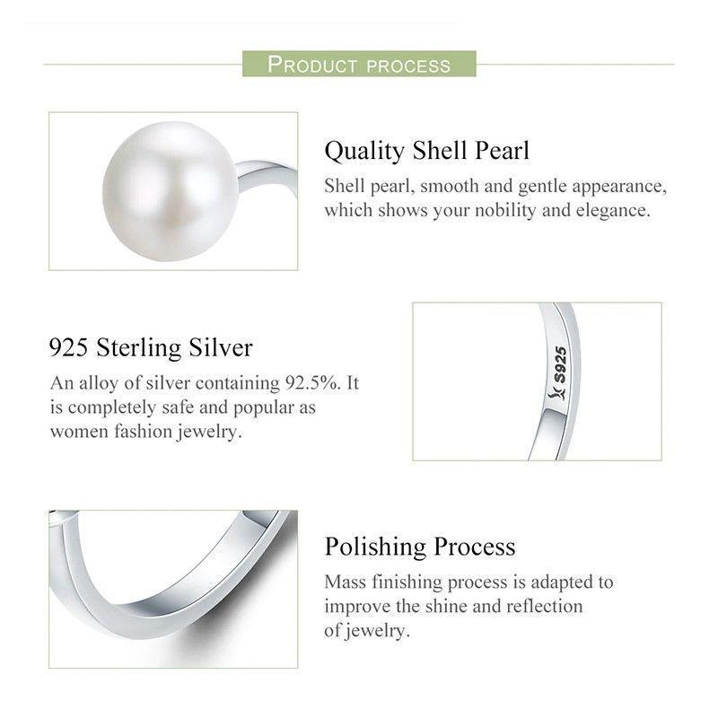 Anillo Plata 925 Doble Perla-4