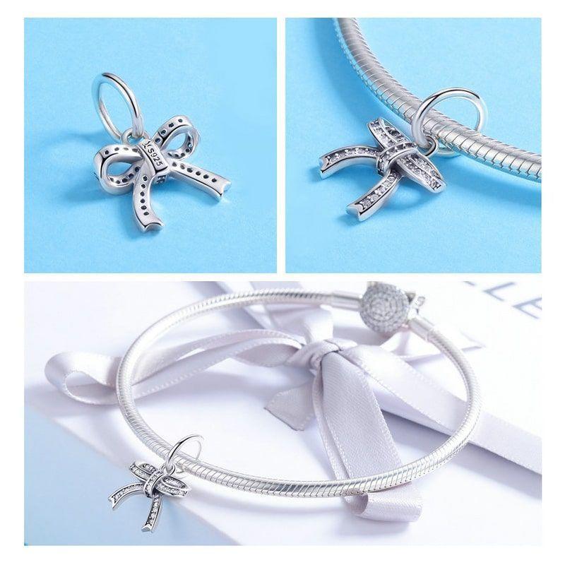 Charm Dije Plata 925 Cinta Regalo-4