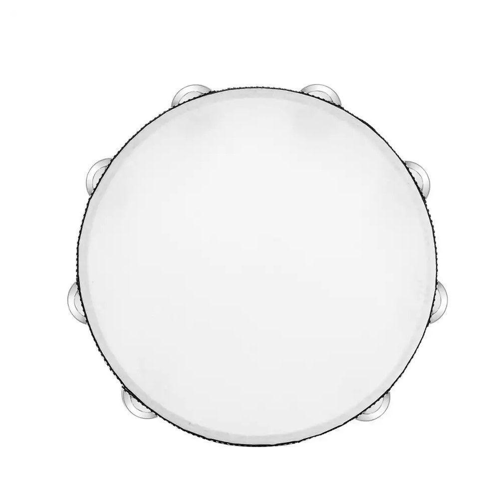 Pandero Madera Con Parche 10” Sonajas Metal-1