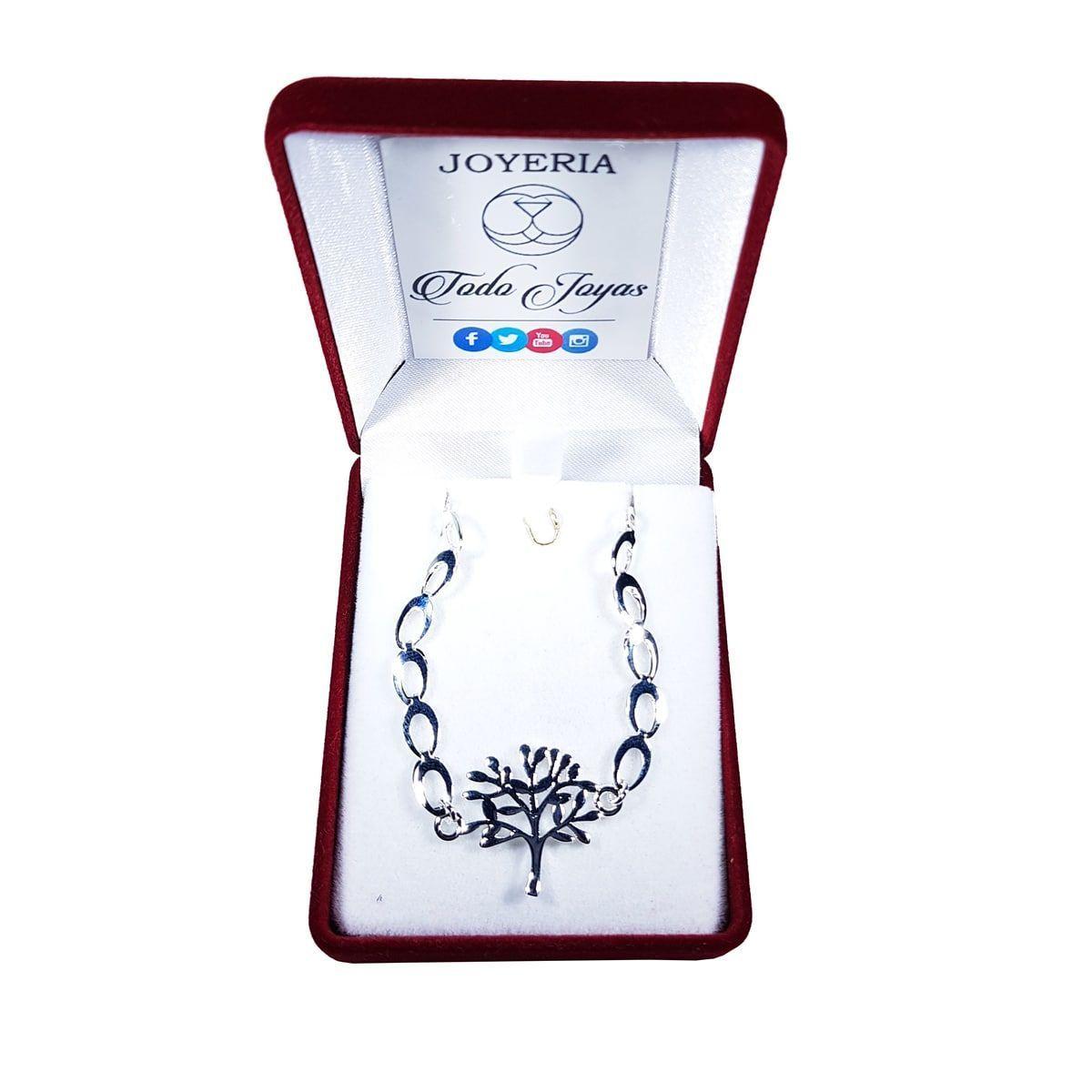 Pulsera Arbol de la Vida Plateado-1