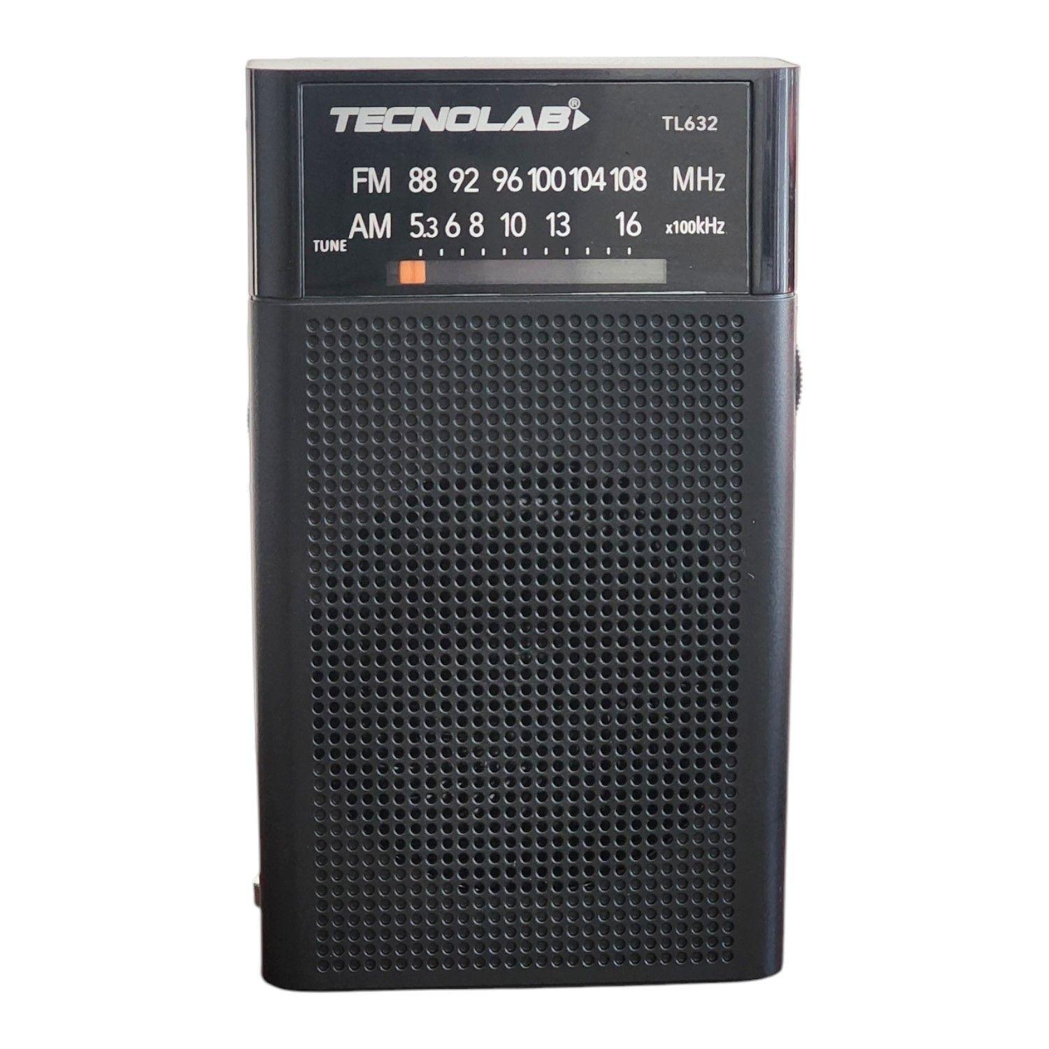 Radio Portátil de Bolsillo Banda AM/FM Tecnolab TL632 -1