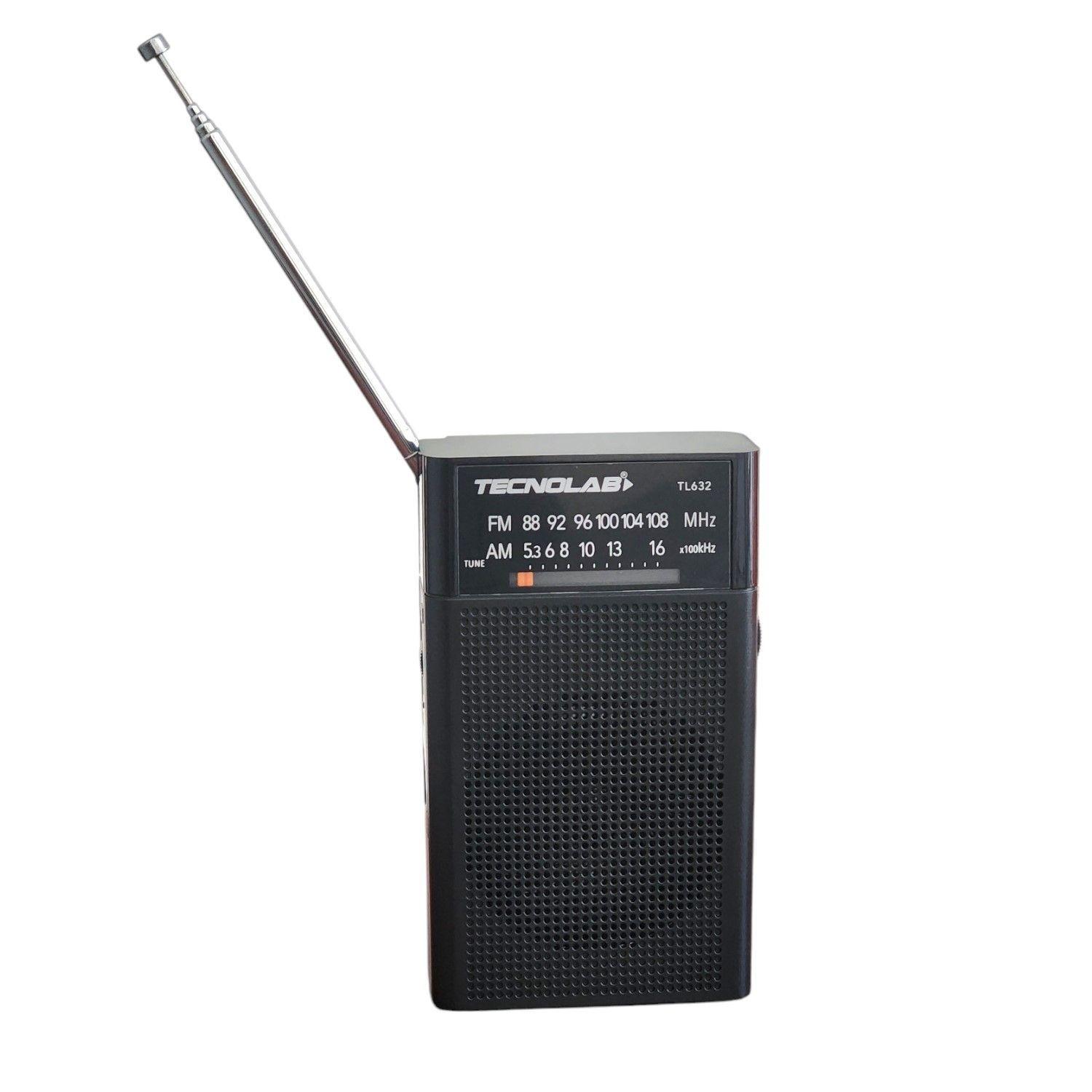 Radio Portátil de Bolsillo Banda AM/FM Tecnolab TL632 -2