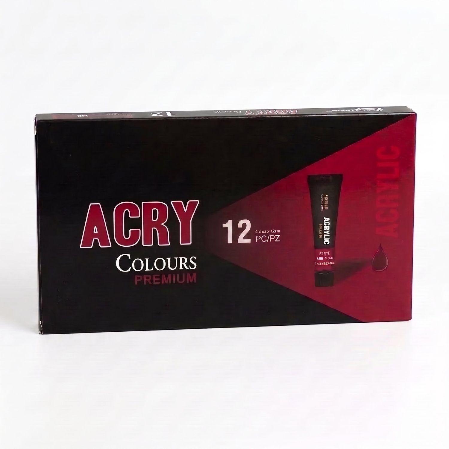 Set 12 Pinturas Acrílicas Giorgione Premium G-AC1205 12 ml-0