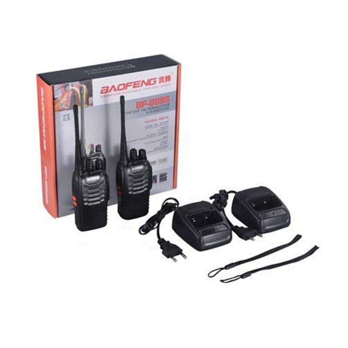 Pack 2 Transmisor 2 Vías Baofeng Bf-888s Negro -4