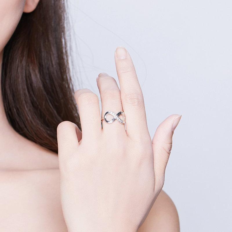 Anillo Plata 925 Infinito Family Ajustable-2
