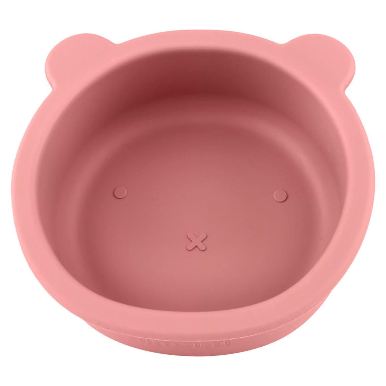 Bowl de Silicona con ventosa Bebe 340ml Infanti 6m+ Rosa-0