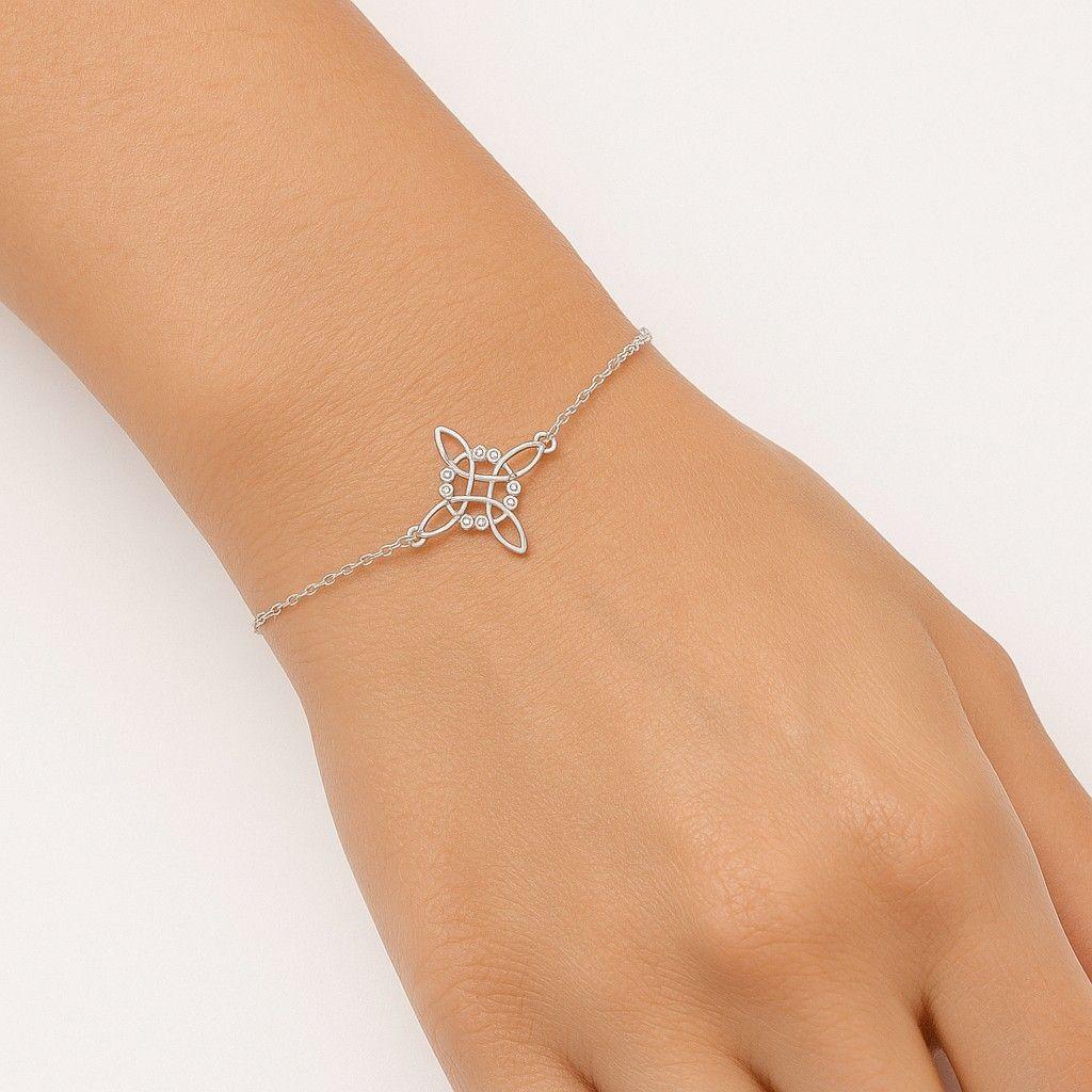 Pulsera Plata 925 Nudo de Bruja Celta Circones-3