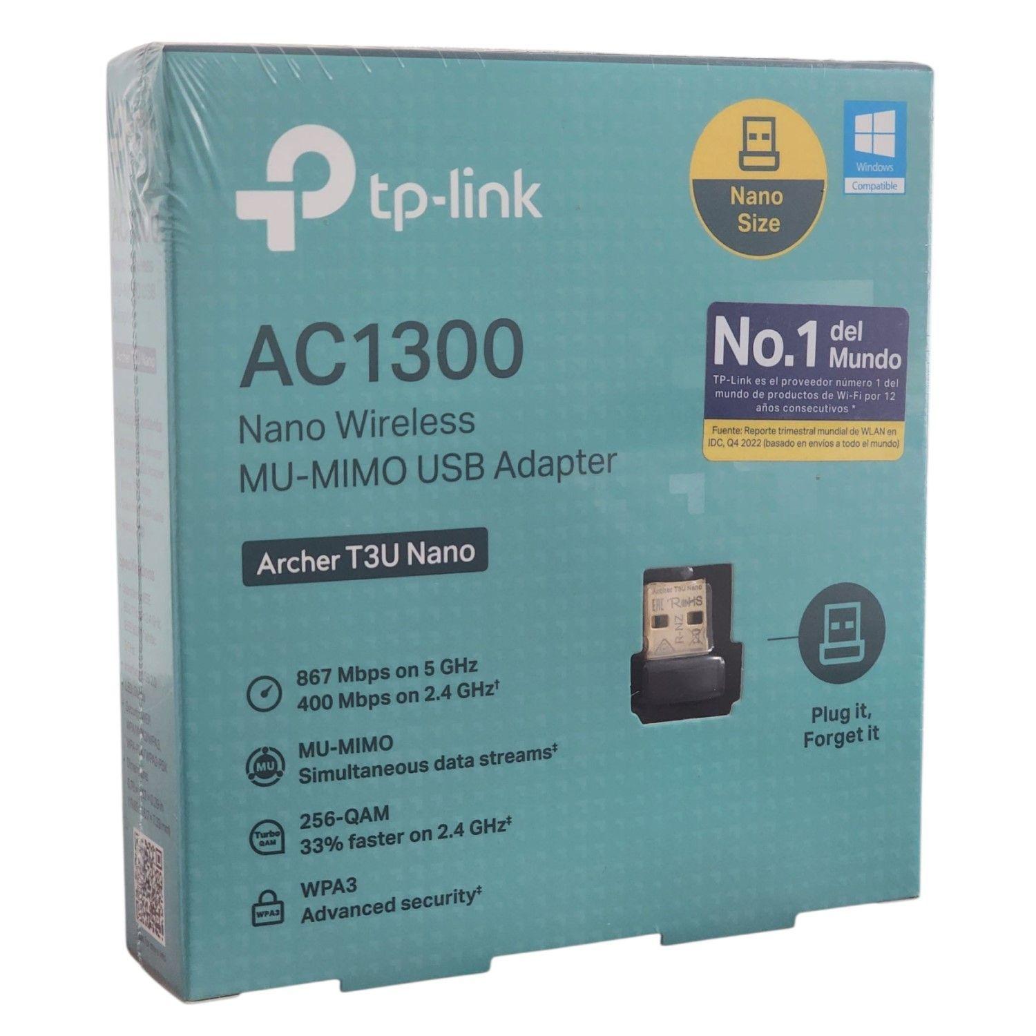Adaptador Wi-Fi USB TP-Link AC1300 Doble Banda + MU-MIMO-4