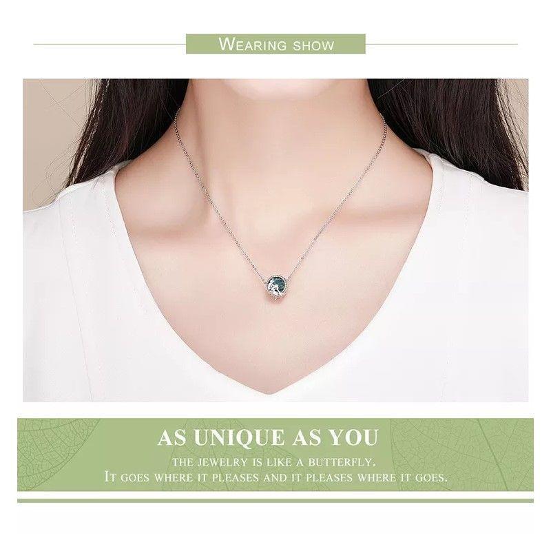 Charm Dije Plata 925 Sirena Cristal -3